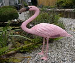 Teichdekoration Flamingo